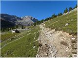 Rifugio Pederü - Sasso delle Dieci / Zehnerspitze